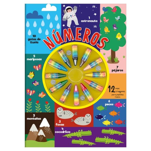 Libro Colorear + 12 Mini Crayones - Imagen 3