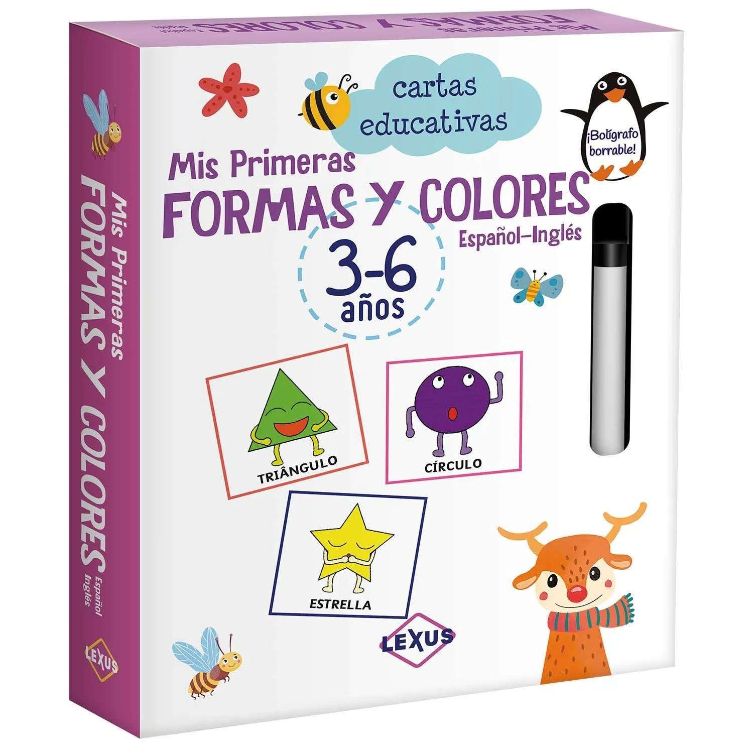 Cartas Educativas Mis primeras formas y colores
