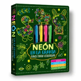 NEÓN EN LA GRANJA, PACK PARA COLOREAR