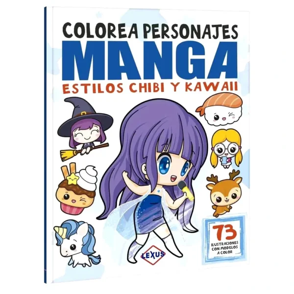 COLOREA PERSONAJES MANGA, ESTILOS CHIBI Y KAWAII – La Librería de Dylan