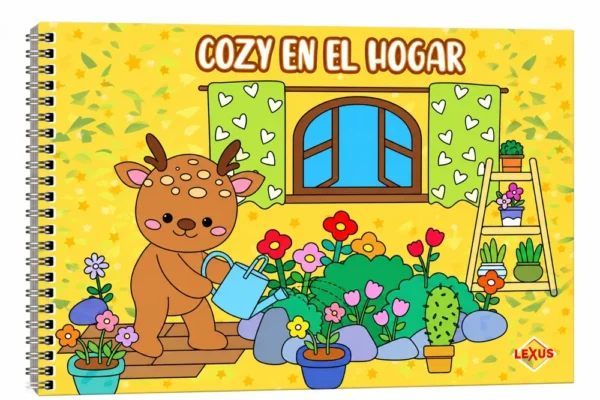 COZY EN EL HOGAR, LIBRO PARA COLOREAR – La Librería de Dylan