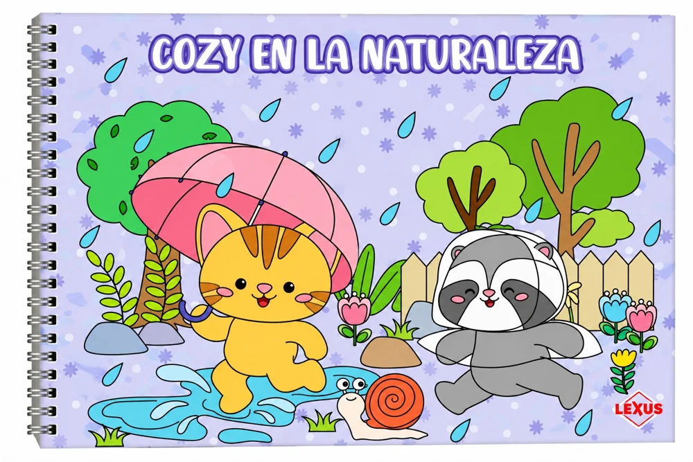 COZY EN LA NATURALEZA, LIBRO PARA COLOREAR – La Librería de Dylan