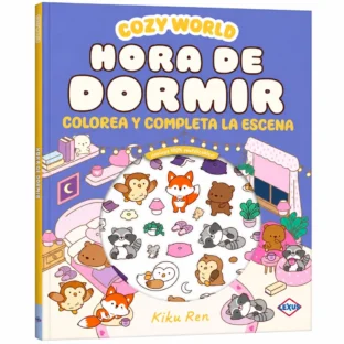COZY WORLD, HORA DE DORMIR, COLOREA Y COMPLETA LA ESCENA CON STICKERS – La Librería de Dylan